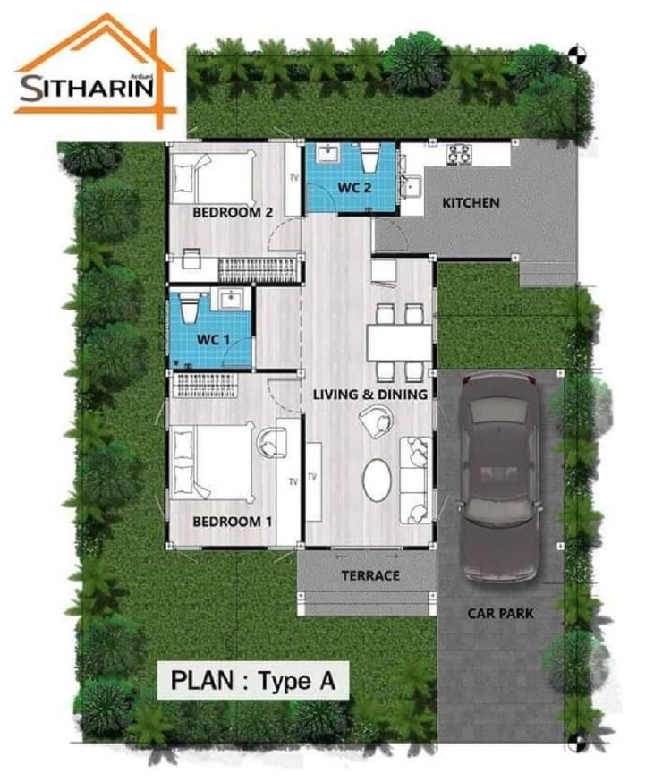 ภาพแบบบ้าน-Type A