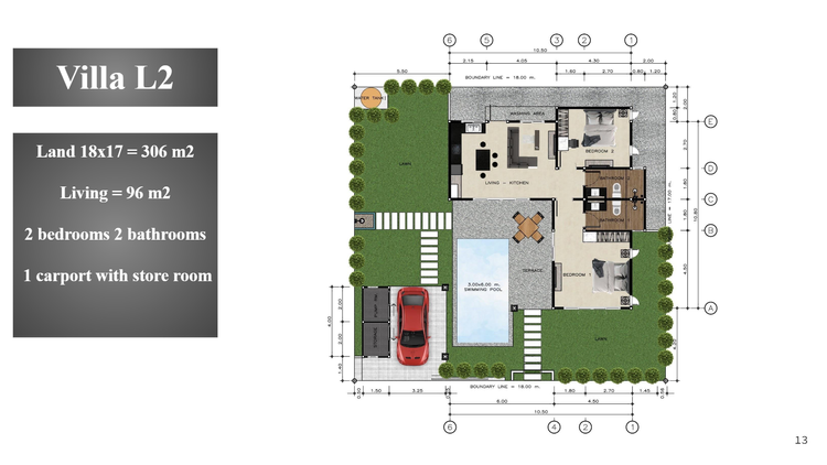 ภาพแบบบ้าน-House Type L2 Pool Villa Retirement