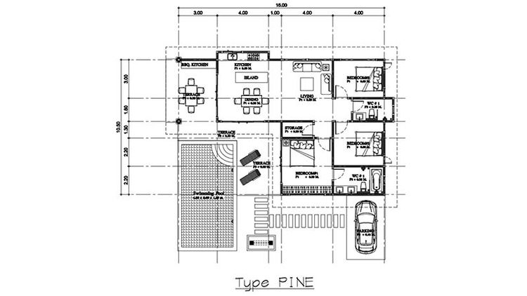 ภาพแบบบ้าน-Villa Pine