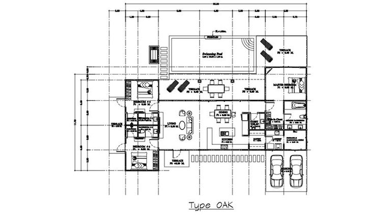 ภาพแบบบ้าน-Villa Oak