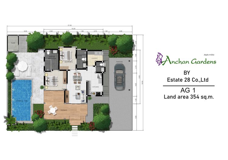 ภาพแบบบ้าน-Pool villa AG 1