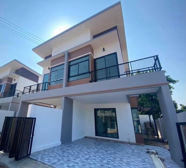 ภาพแบบบ้าน-บ้านแฝด 2 ชั้น 3 ห้องนอน