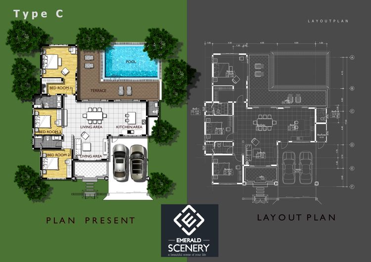 ภาพแบบบ้าน-ประเภท C