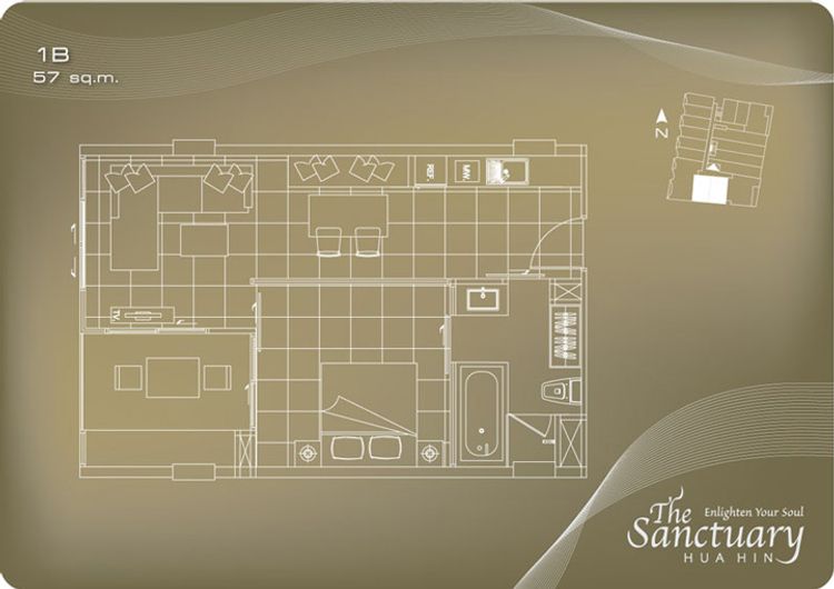 ภาพแบบบ้าน-1 ห้องนอน