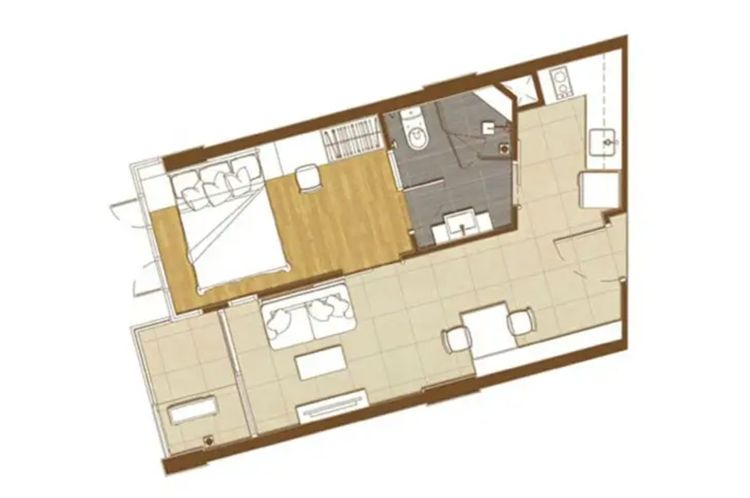 ภาพแบบบ้าน-1 Bedroom