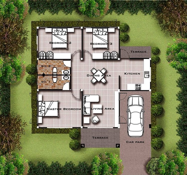 ภาพแบบบ้าน-TYPE A