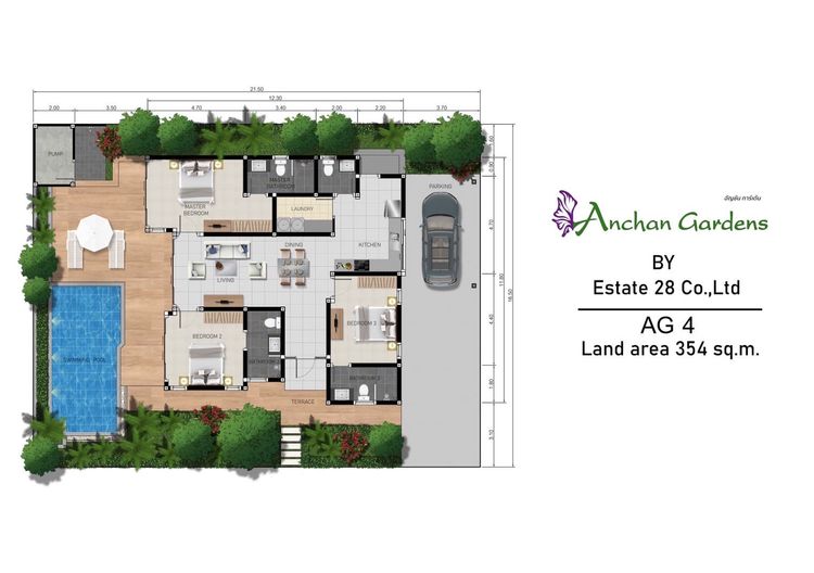 ภาพแบบบ้าน-Pool Villa AG4