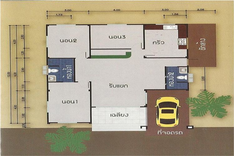 ภาพแบบบ้าน-บ้านเดี่ยว