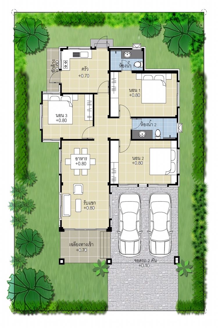 ภาพแบบบ้าน-บ้านเดี่ยว