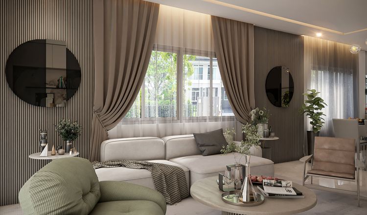 ภาพแบบบ้าน-บ้านเดี่ยวชั้นเดียว