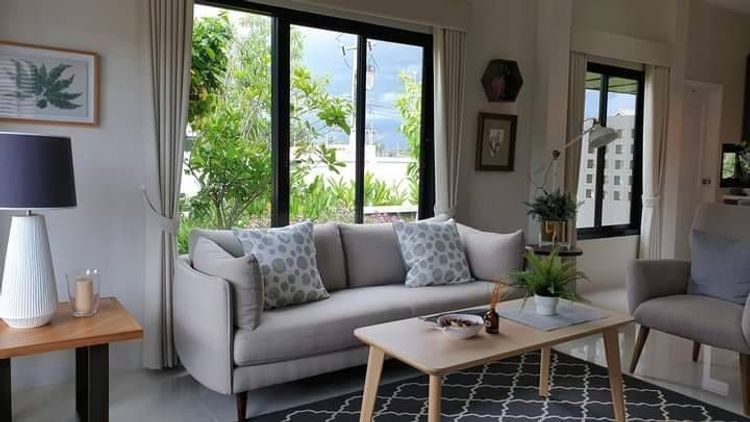 ภาพแบบบ้าน-บ้านแฝดชั้นเดียว