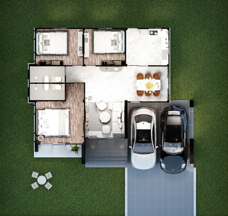 ภาพแบบบ้าน-บ้านเดี่ยว