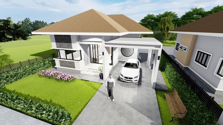 ภาพแบบบ้าน-บ้านเดี่ยว