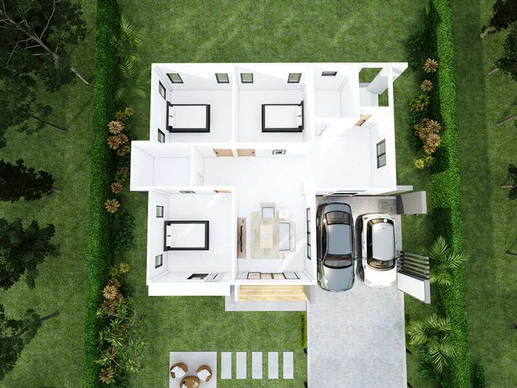 ภาพแบบบ้าน-บ้านสร้างสุขพิเศษ ปั้นหยา