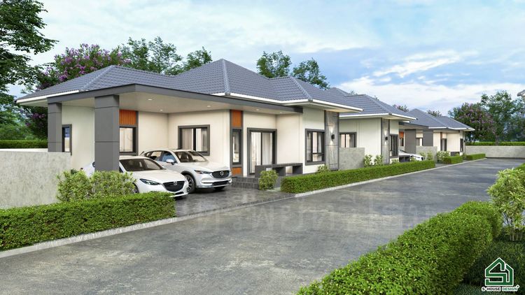 ภาพแบบบ้าน-บ้านเดี่ยวชั้นเดียว