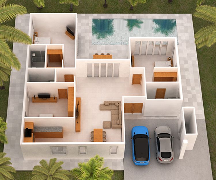 ภาพแบบบ้าน-Aria B