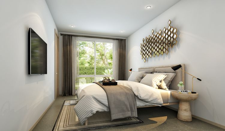 ภาพแบบบ้าน-Plot D1 (New Design 1-storey pool villa)