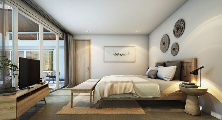 ภาพแบบบ้าน-Plot D1 (New Design 1-storey pool villa)