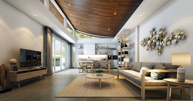 ภาพแบบบ้าน-Plot D1 (New Design 1-storey pool villa)