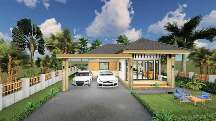 ภาพแบบบ้าน-บ้านเดี่ยว A