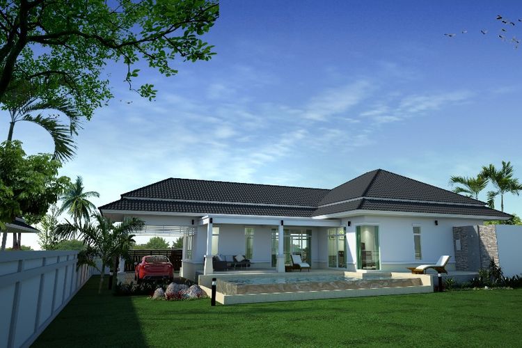 ภาพแบบบ้าน-Lady Palm Villa  B