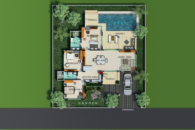 ภาพแบบบ้าน-Coconut Villa E