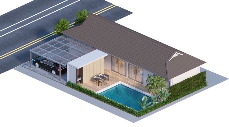 ภาพแบบบ้าน-แบบ้าน  M