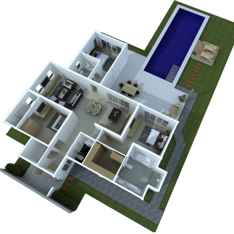 ภาพแบบบ้าน-วิลล่า ลีลาวดี