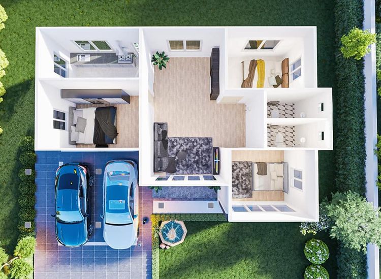 ภาพแบบบ้าน-บ้านเดี่ยว