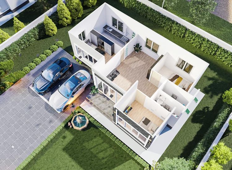 ภาพแบบบ้าน-บ้านเดี่ยว