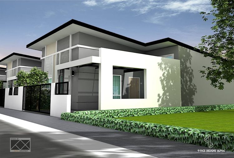 ภาพแบบบ้าน-บ้านแฝด