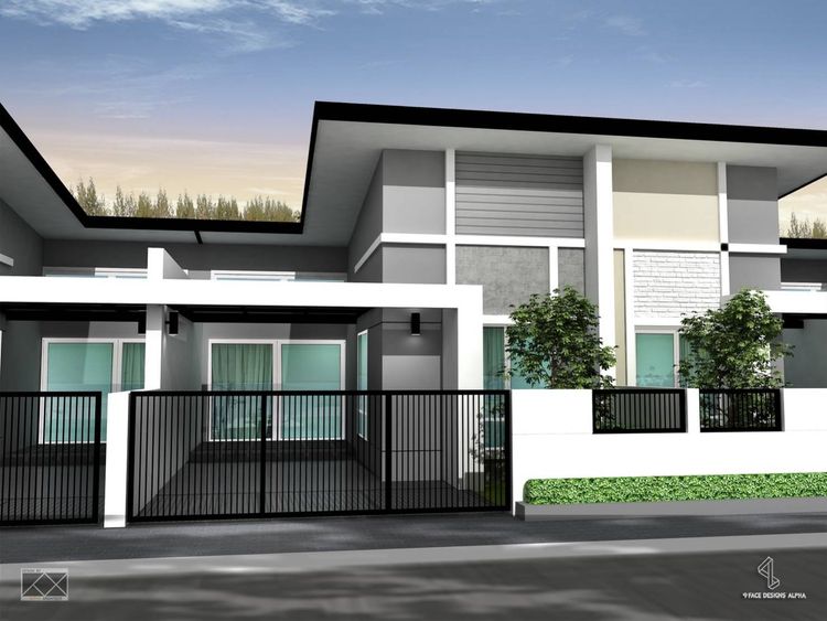 ภาพแบบบ้าน-บ้านแฝด