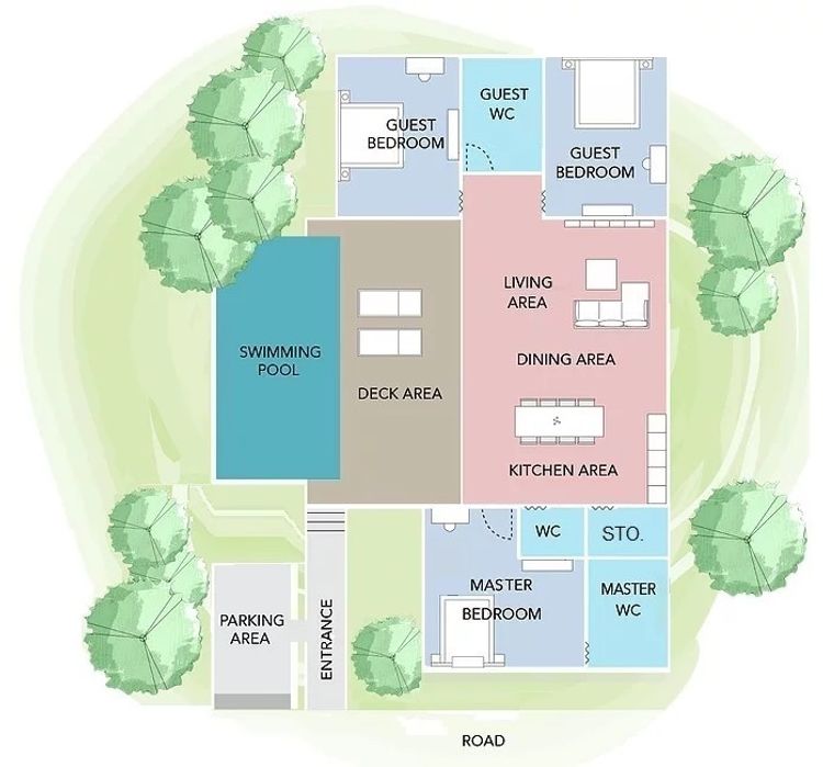 ภาพแบบบ้าน-VILLA TYPE B1 PLUS