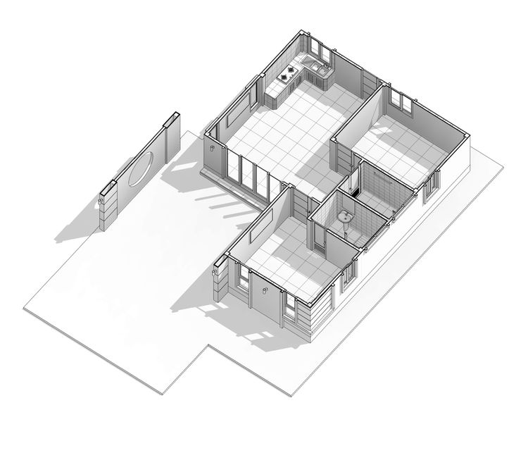 ภาพแบบบ้าน-บ้านเดี่ยว2ห้องนอน