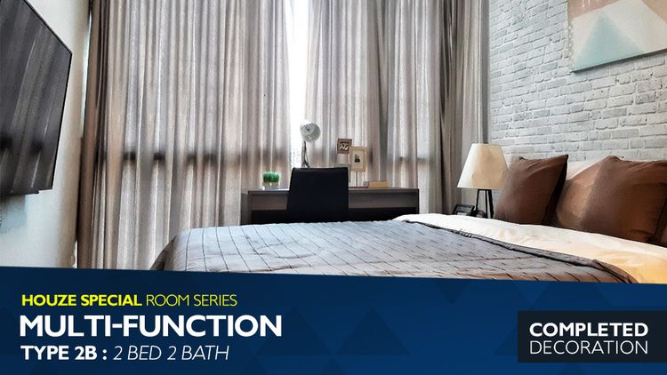 ภาพแบบบ้าน-2 ห้องนอน 2 ห้องน้ำ 52 ตร.ม.