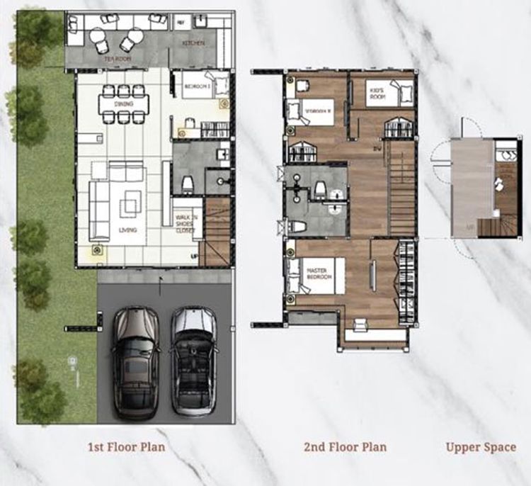 ภาพแบบบ้าน-Kraft Twin Home