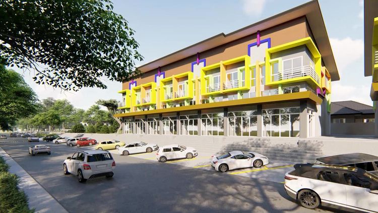 ภาพแบบบ้าน-ทรัพย์สราญ (หัวมุม)