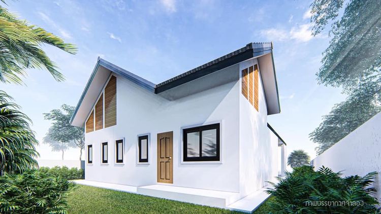 ภาพแบบบ้าน-บ้านกนกกาญจน์ วิลเลจ-บ้านเดี่ยวชั้นเดียว