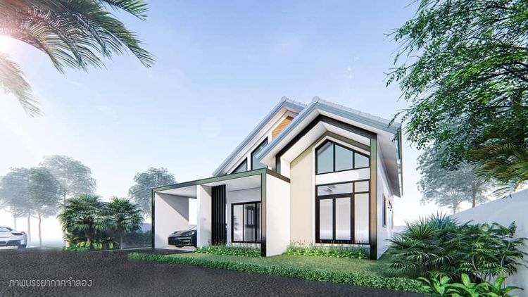 ภาพแบบบ้าน-บ้านกนกกาญจน์ วิลเลจ-บ้านเดี่ยวชั้นเดียว