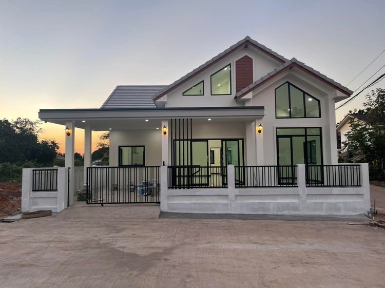 ภาพแบบบ้าน-บ้านกนกกาญจน์ วิลเลจ-บ้านเดี่ยวชั้นเดียว