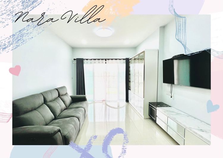 ภาพแบบบ้าน-นารา วิลล่า-บ้านเดี่ยวชั้นเดียว 100 ตร.ว