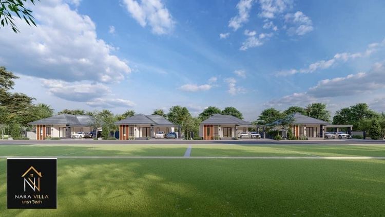 ภาพแบบบ้าน-นารา วิลล่า-บ้านเดี่ยวชั้นเดียว 100 ตร.ว