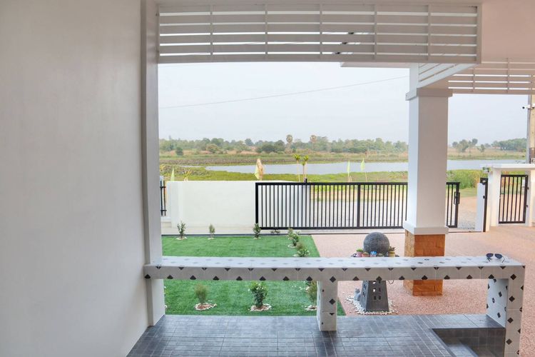 ภาพแบบบ้าน-บ้านชั้นเดียวสไตล์คอนเทมโพลี