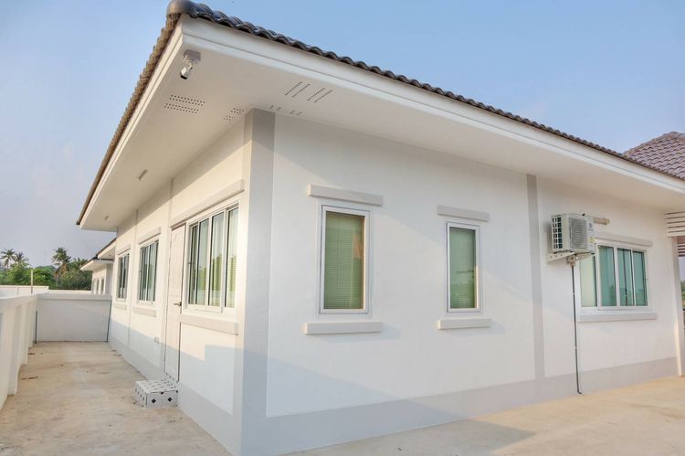 ภาพแบบบ้าน-บ้านชั้นเดียวสไตล์คอนเทมโพลี