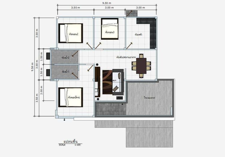ภาพแบบบ้าน-บ้านเดี่ยว