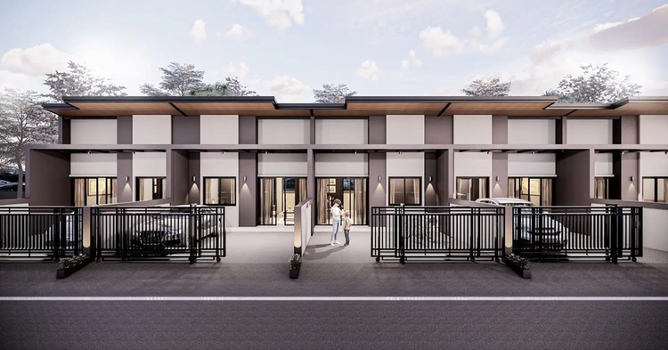 ภาพแบบบ้าน-ทาวน์โฮมชั้นเดียว