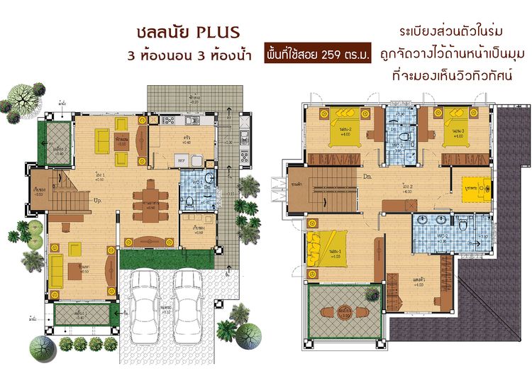ภาพแบบบ้าน-ชลลนัย PLUS