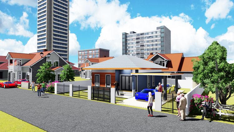 ภาพแบบบ้าน-บ้านแสนสบาย-บ้านเดี่ยว