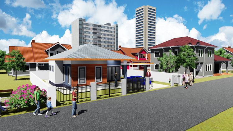 ภาพแบบบ้าน-บ้านแสนสบาย-บ้านเดี่ยว