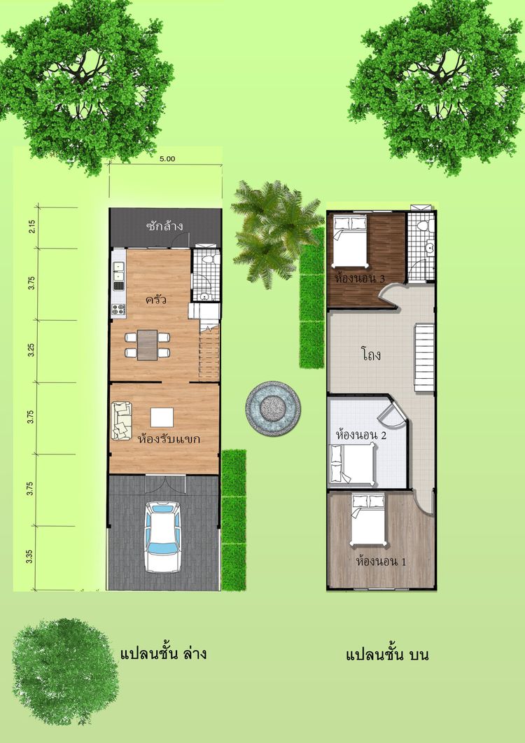 ภาพแบบบ้าน-Thawinun-Townhome
